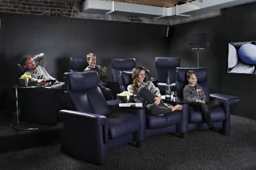 Ekornes Stressless Home Theater Seating